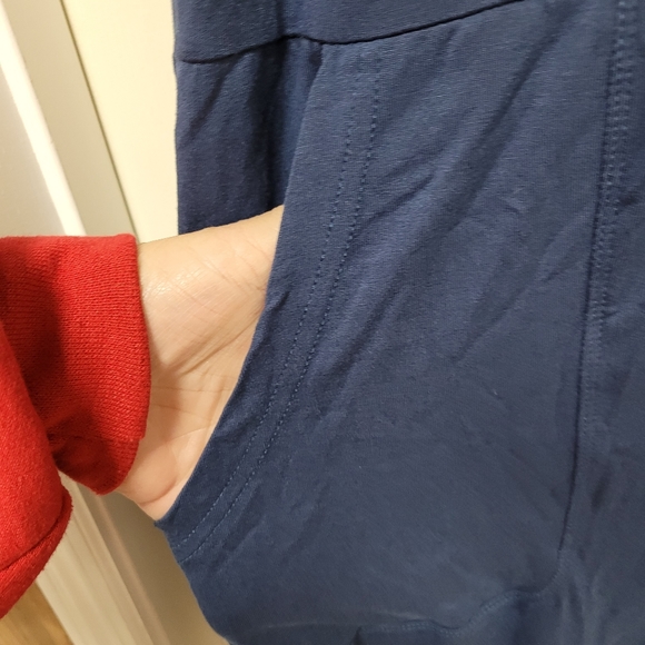 BOGO YYA Womens Plus Blue and Lace Sleeve Sleepware/Loungeware Dress 2XL - Picture 3 of 6